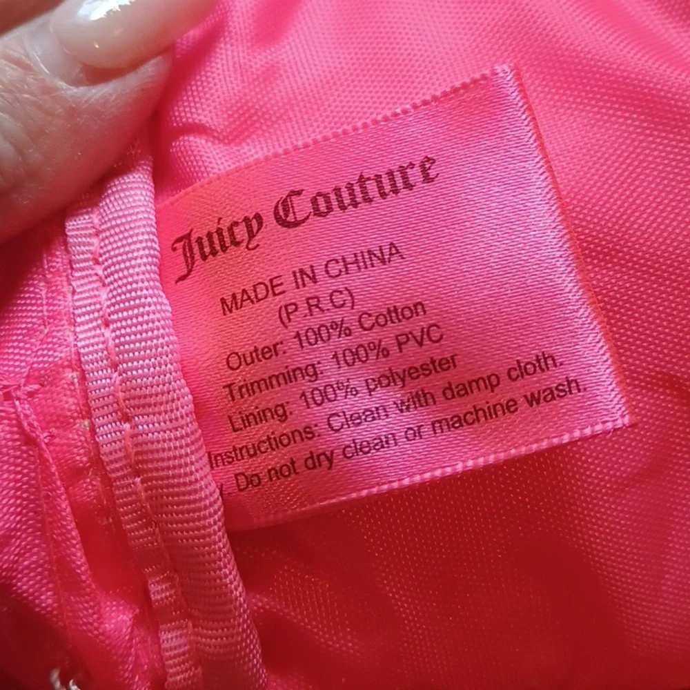 Juicy Couture Stylish Oversized Creamy Off White Canvas Tote Bag - Picture 10 of 12